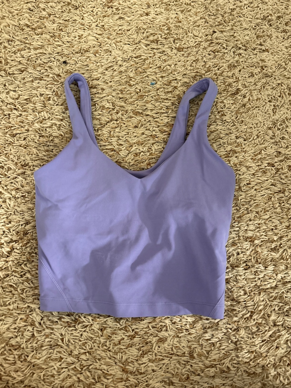 lululemon athletica Lavender Purple Crop Tank